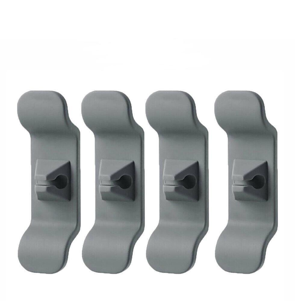 Cord Organizer Wrap Holder 4pcs Kitchen Appliance Cable Winder Adhesive Clip - 4PCS White 8