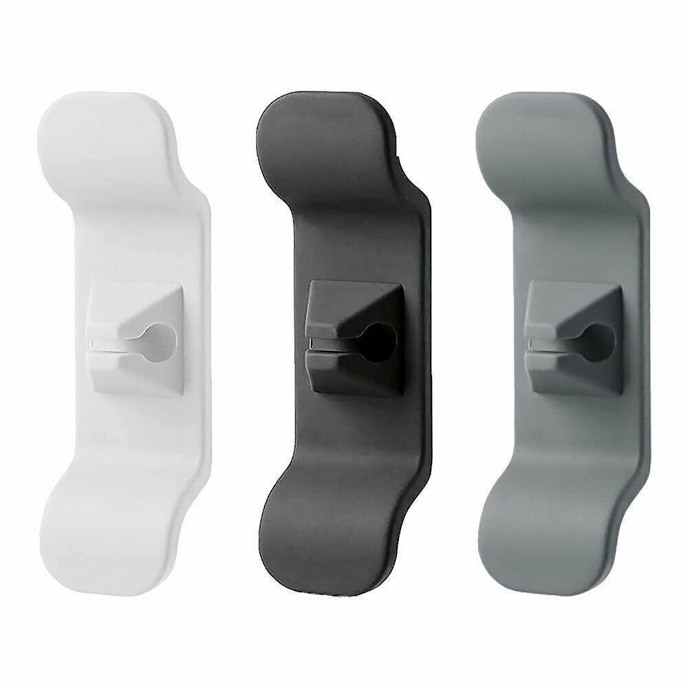 Cord Organizer Wrap Holder 4pcs Kitchen Appliance Cable Winder Adhesive Clip - 4PCS Black