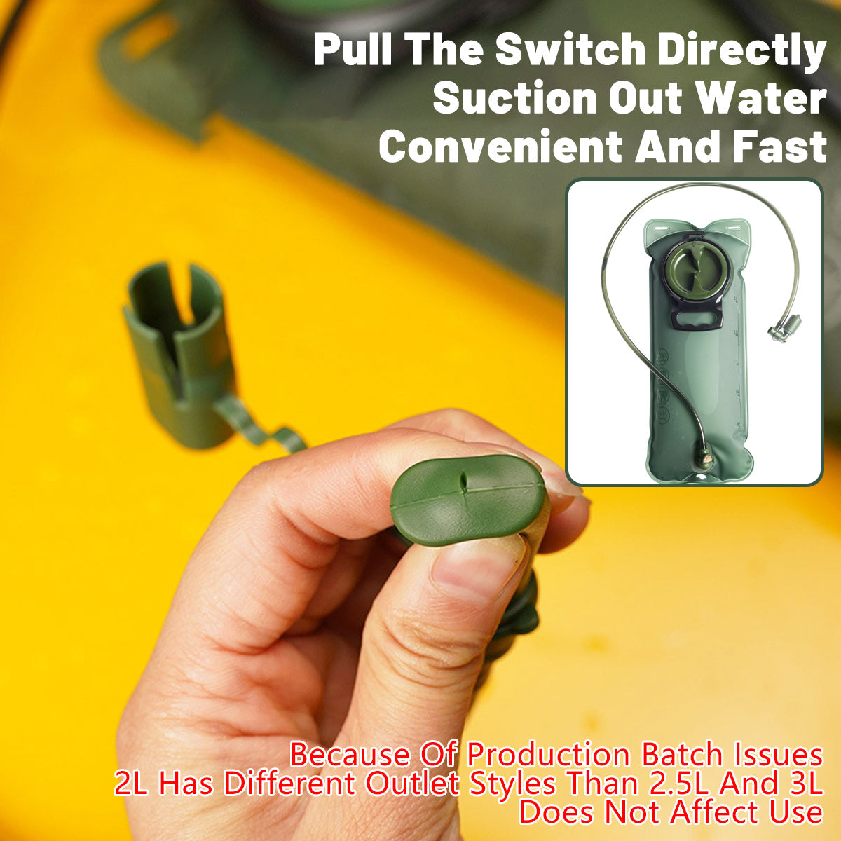 Hydration Bladder Water Bag 2L 2.5L 3L Outdoor Hiking Camping Cycling Pack - 2.5L 4