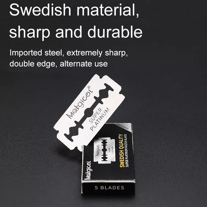 Pack of 10 to 200 Super Stainless Razor Blades Double Edge for Shaving Use - 100PCS 5