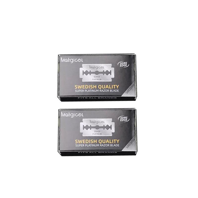 Pack of 10 to 200 Super Stainless Razor Blades Double Edge for Shaving Use - 100PCS 6