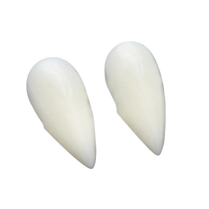Cosplay Vampire Fangs Fake Teeth for Halloween Costume Party Dress Up 2PCS Prop Set - 17mm-1Piar 9