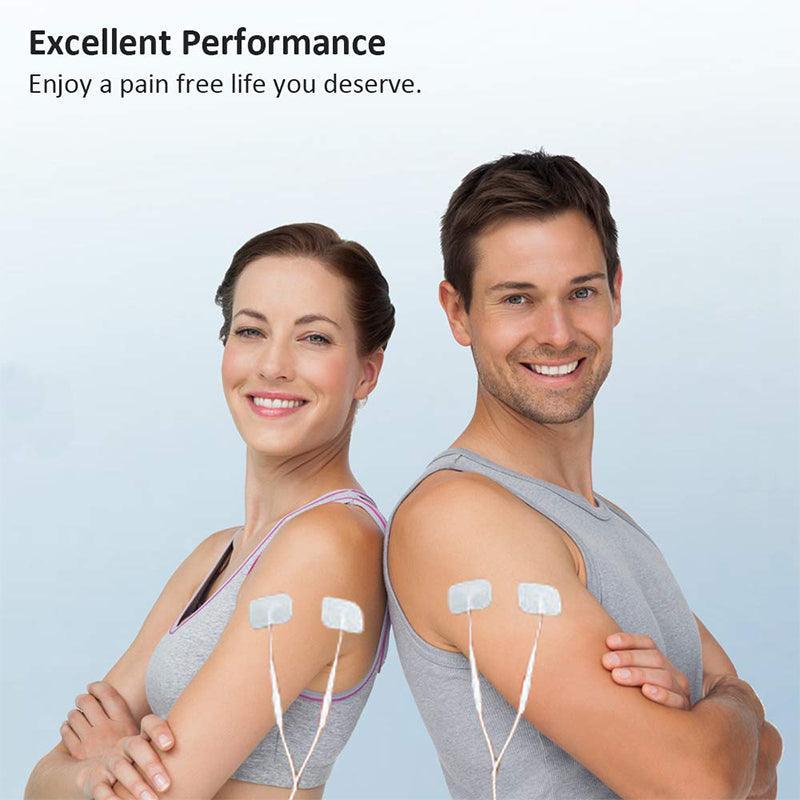 12PCS TENS Electrode Pads Reusable Self Adhesive 50x50mm 50x100mm - 50x100MM 5