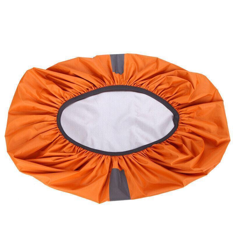 M Size Outdoor Foldable Backpack WaterProof Rain Cover Rucksack Camping Travel Bag - Orange 9
