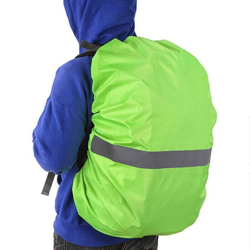 L Size Outdoor Foldable Backpack WaterProof Rain Cover Rucksack Camping Travel - Orange 5