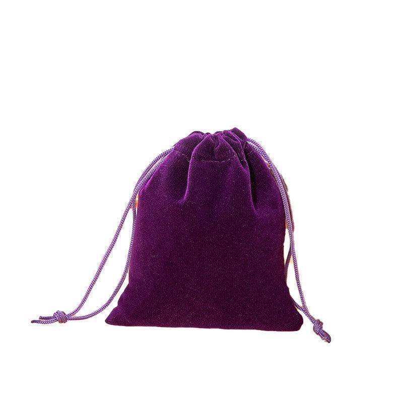 50X Small Velvet Cloth Drawstring Bags Gift Bag Jewelry Ring Pouch Earring Favor 7x9 - Pink 6