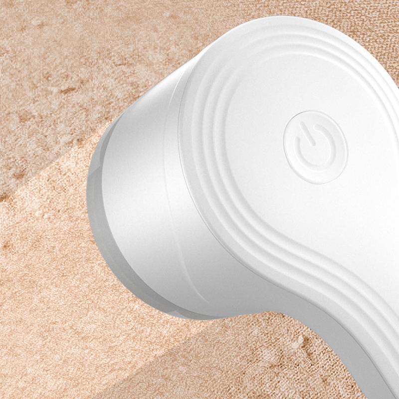 Rechargeable Fabric Lint Remover Electric Clothes Shaver White Green Replacement Blade - Green 5