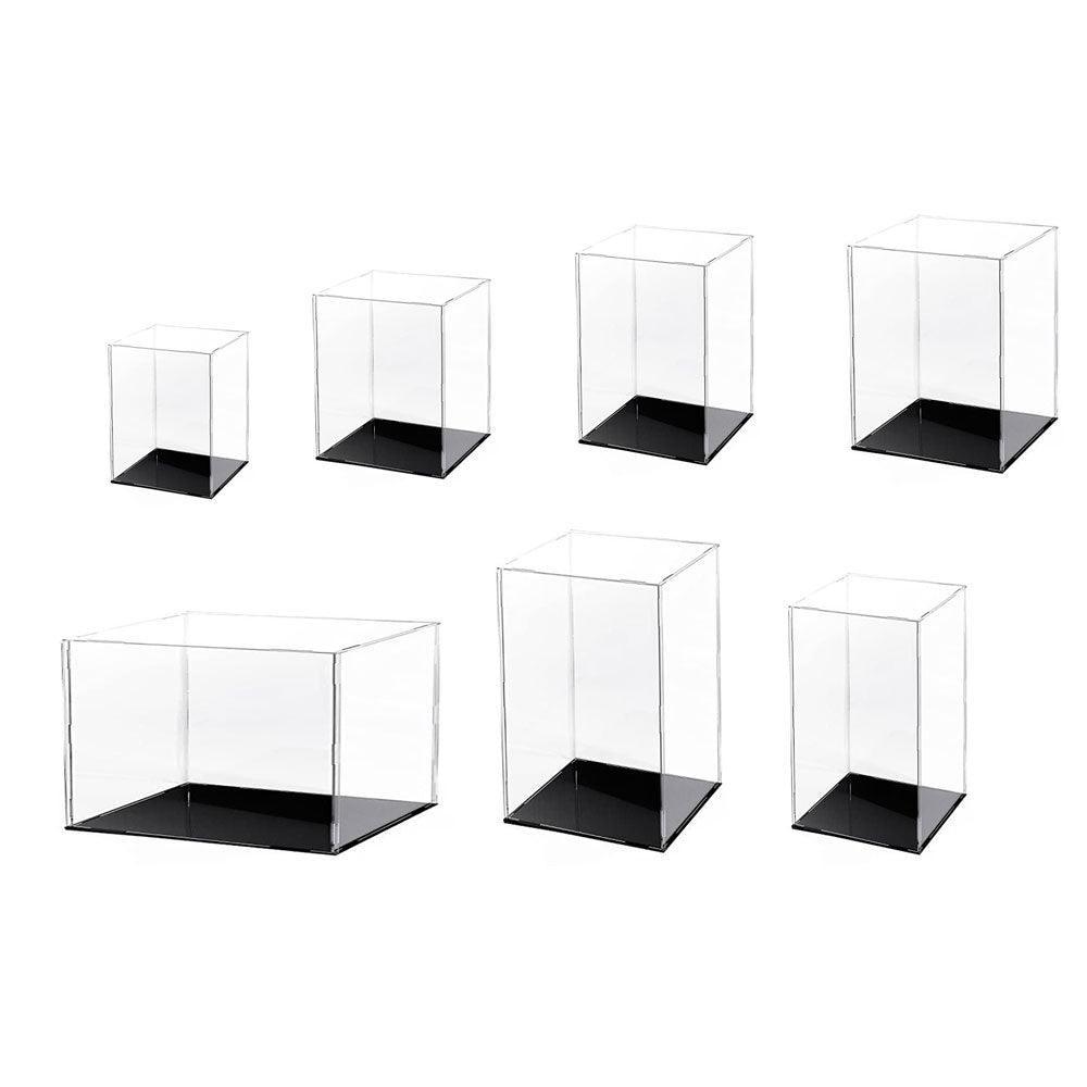 Acrylic Display Case Clear Box Dustproof Large Self-Install Cars Trucks - 17.3x12.5x24.7CM