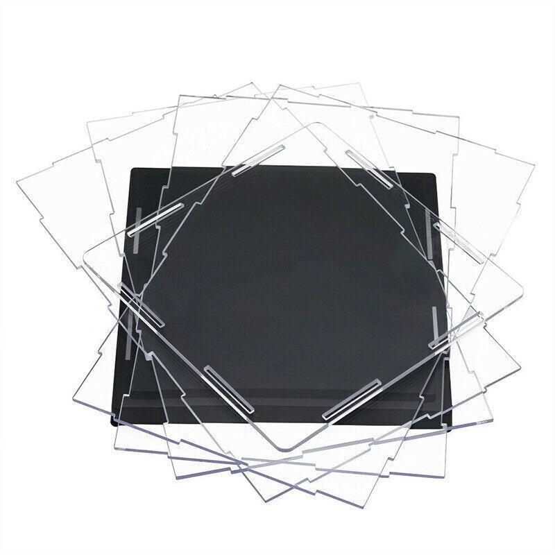 Acrylic Display Case Clear Box Dustproof Large Self-Install Cars Trucks - 17.3x12.5x24.7CM 4