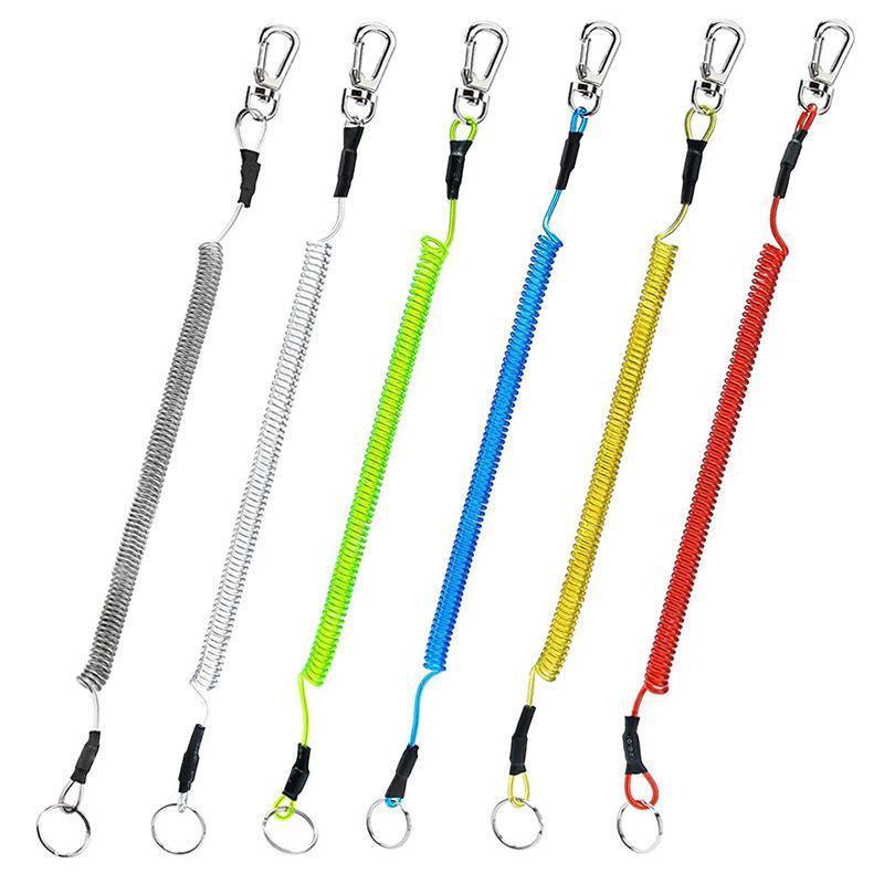 6X Fishing Lanyards Boating Ropes Kayak Secure Pliers Lip Grips Tackle Fish Tool - Multicoloured 7