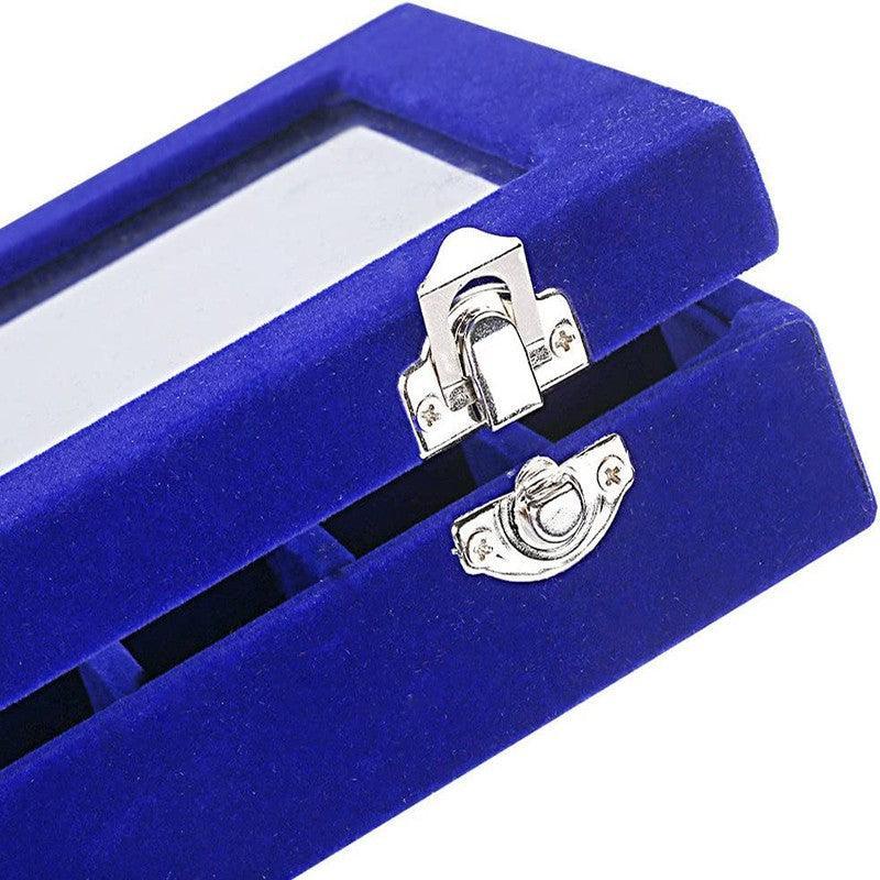 Velvet Earring Jewelry Display Hanger Organizer Box Holder Storage Case Au Stock - Grey 5