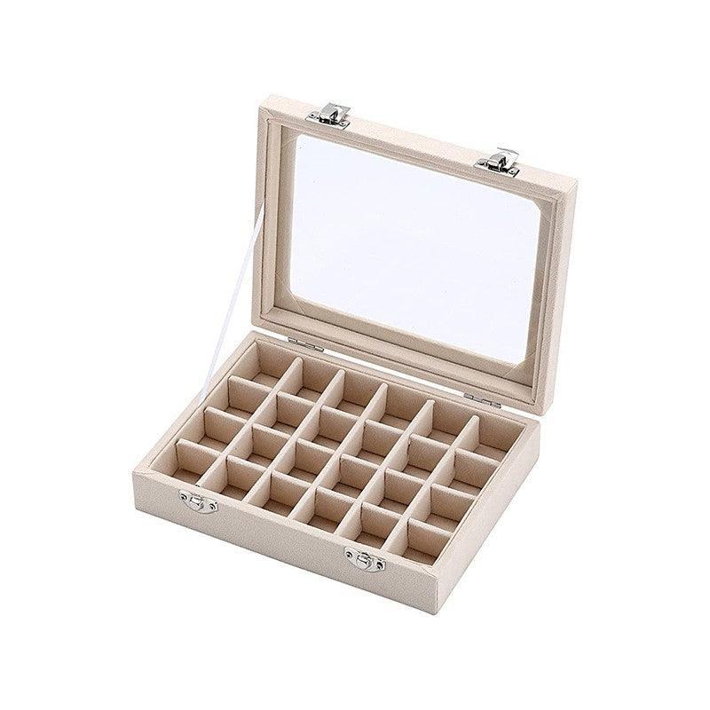 Velvet Earring Jewelry Display Hanger Organizer Box Holder Storage Case Au Stock - Grey 12