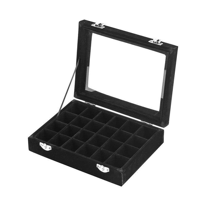 Velvet Earring Jewelry Display Hanger Organizer Box Holder Storage Case Au Stock - Rose Red 9