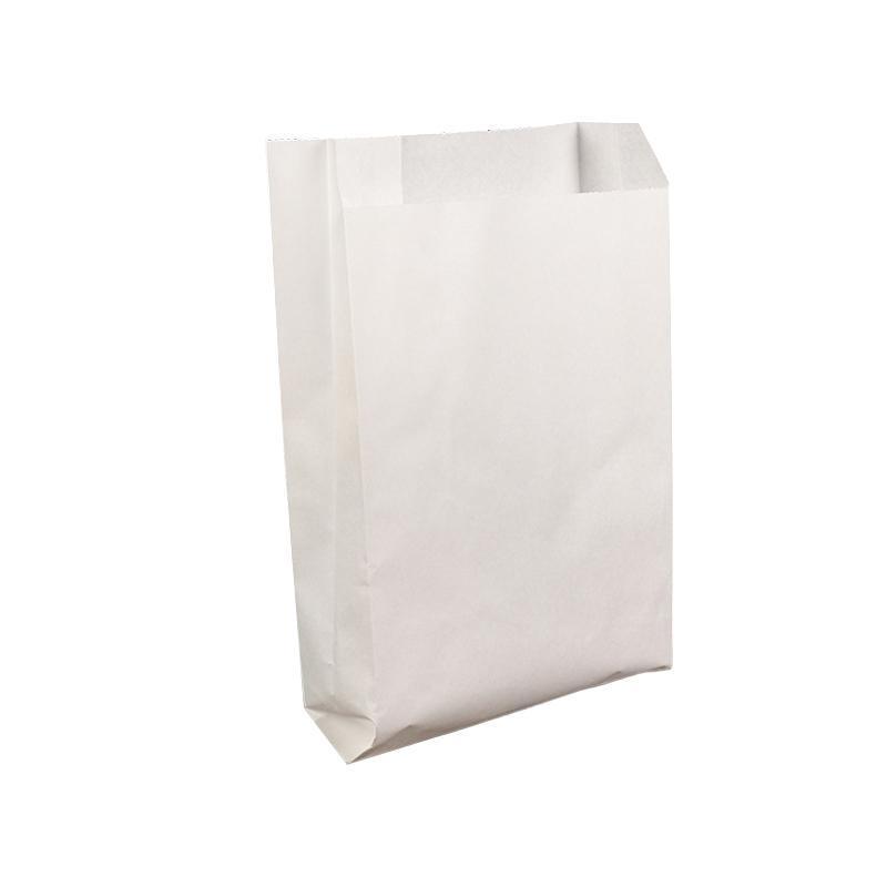1000PCS Oil-proof Takeaway Paper Bags for Premium Takeout Supply - White-16*11*4cm 8