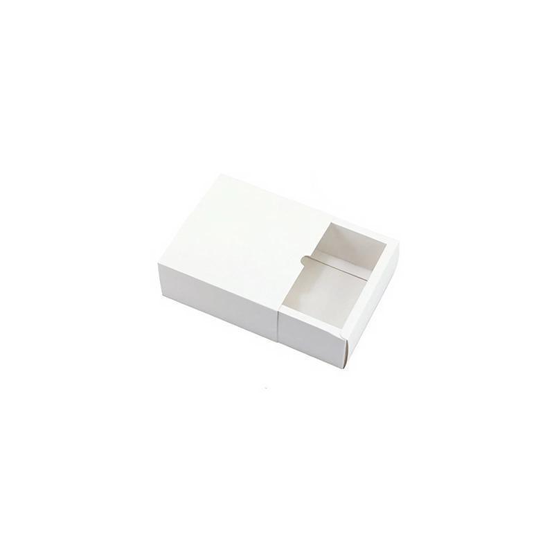 100PCS DIY Paper Box Drawer Type Jewelry Packing Box Tea Gift Cosmetics White - 17*8*3.5cm 6