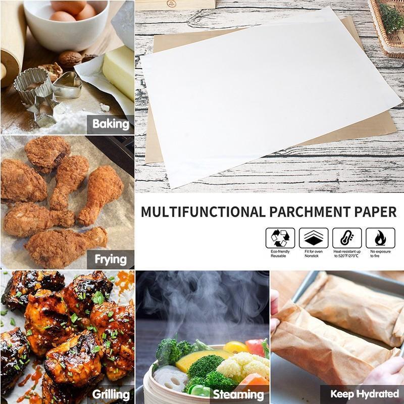 High Temperature Resistant Household Baking Paper Baking Sheet Cloth Non-Stick - White 30*40CM 3
