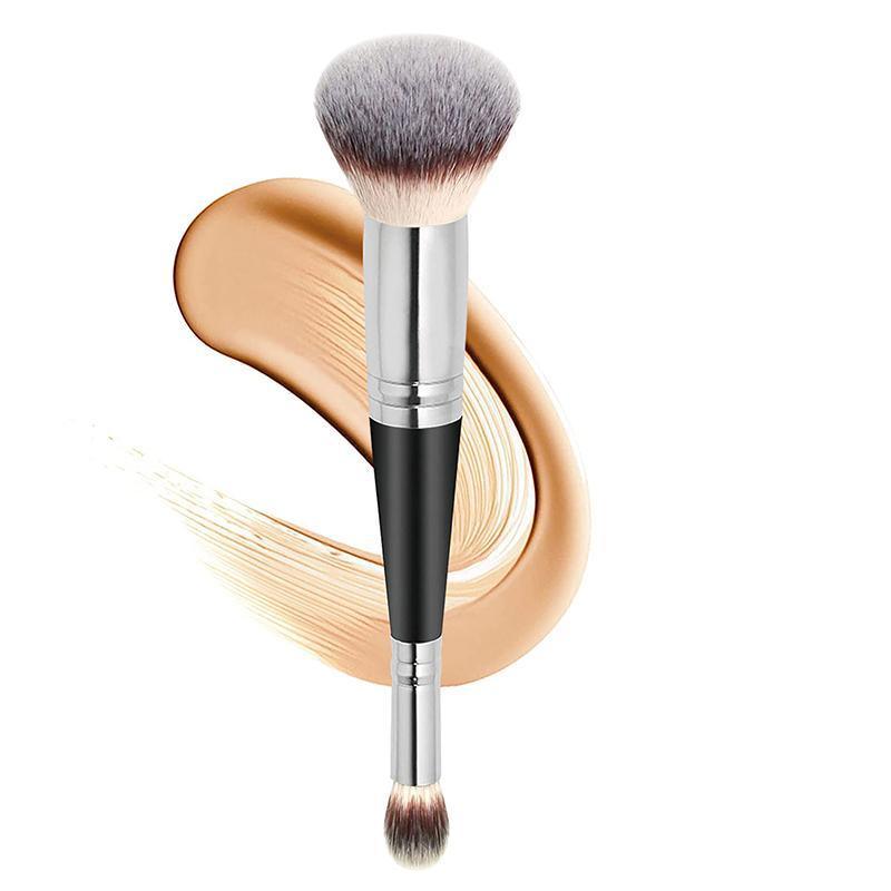 Double Ended Makeup Brush Liquid Foundation Powder Eyeshadow Cosmetic Brush Tool 3