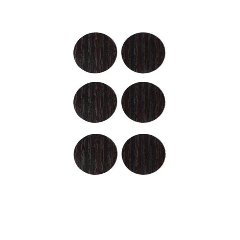 54 X Self Adhesive Decorative Screw Cover Caps Holes Cams Furniture Kitchen 20mm - PC 002 8