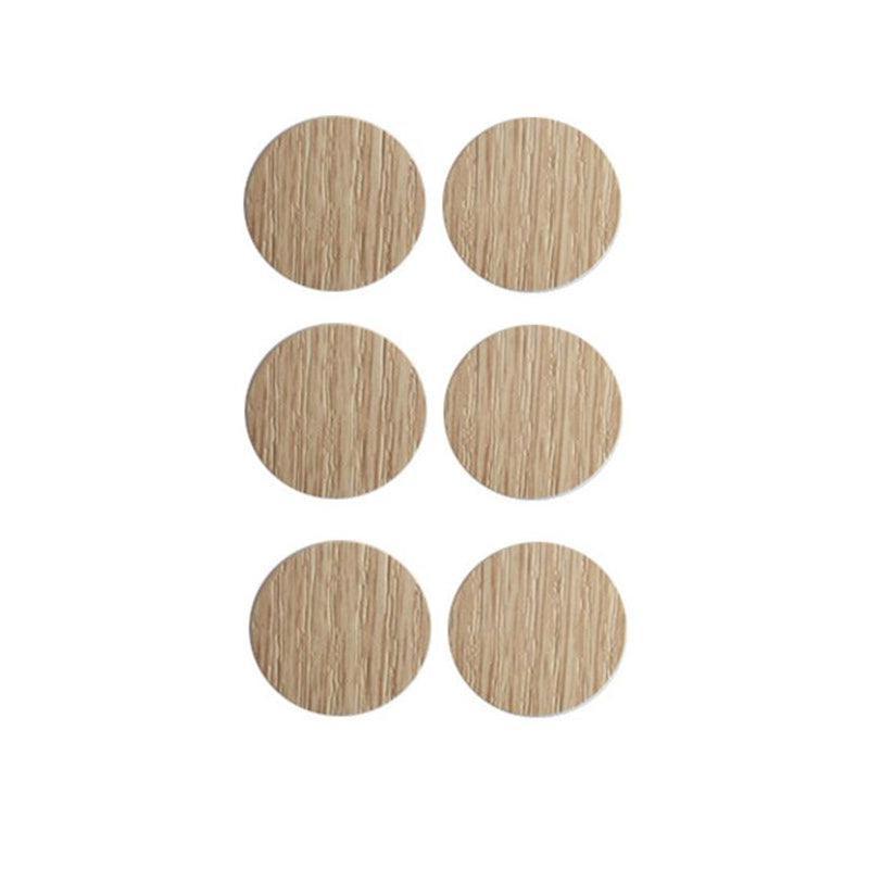 54 X Self Adhesive Decorative Screw Cover Caps Holes Cams Furniture Kitchen 20mm - PC 107 7