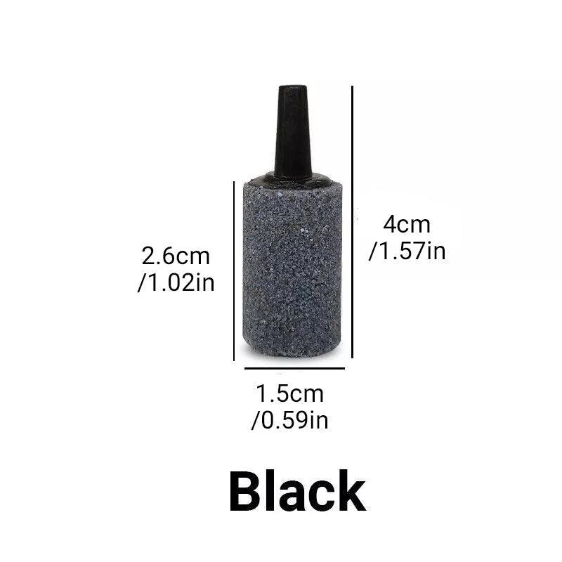 10Pcs Air Stone Aerator Diffusers for Aquarium Oxygen Bubbles - Black 4