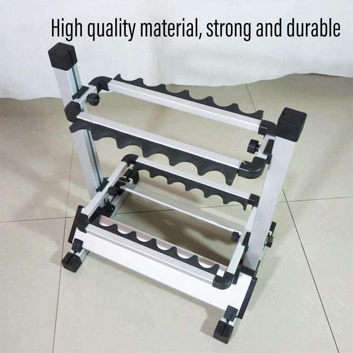 12/24 Hole Multi Functional Fishing Rod Holder Storage Rack Display Organizer - 12Holes 5