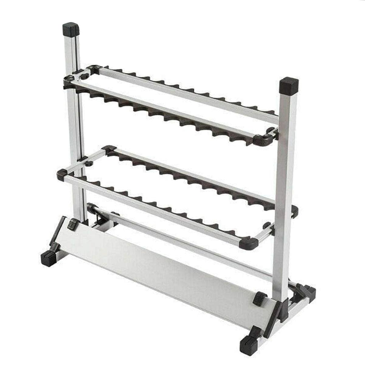 12/24 Hole Multi Functional Fishing Rod Holder Storage Rack Display Organizer - 12Holes 7