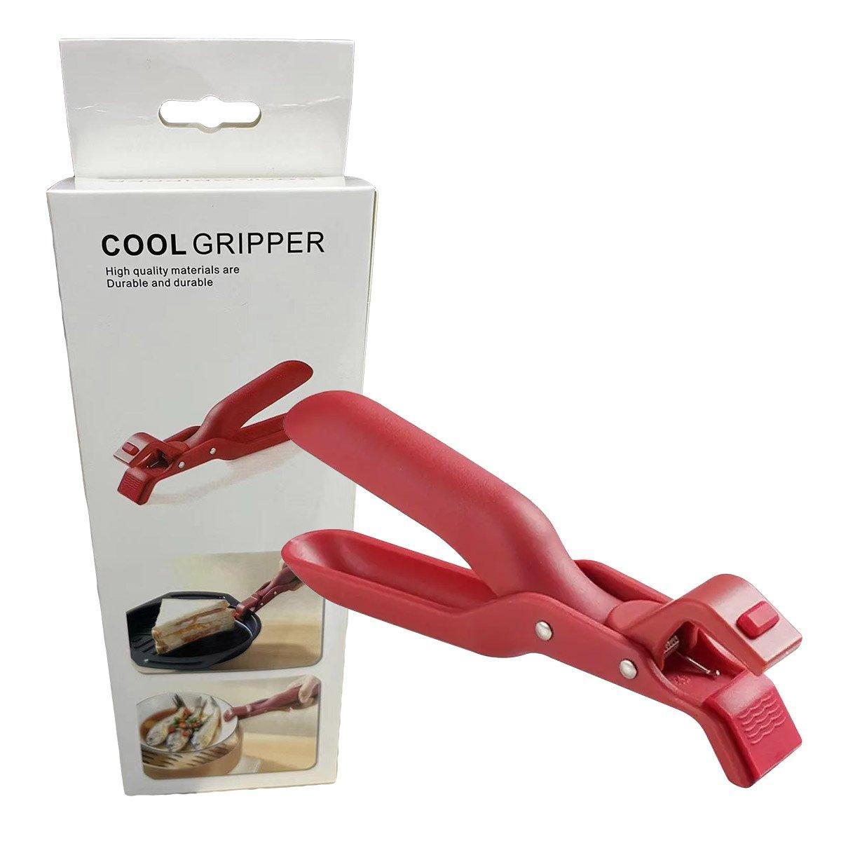 2PCS Anti Slip Silicone Heat Resistant Plate Bowl Clip Holder Kitchen Tool - Red 6