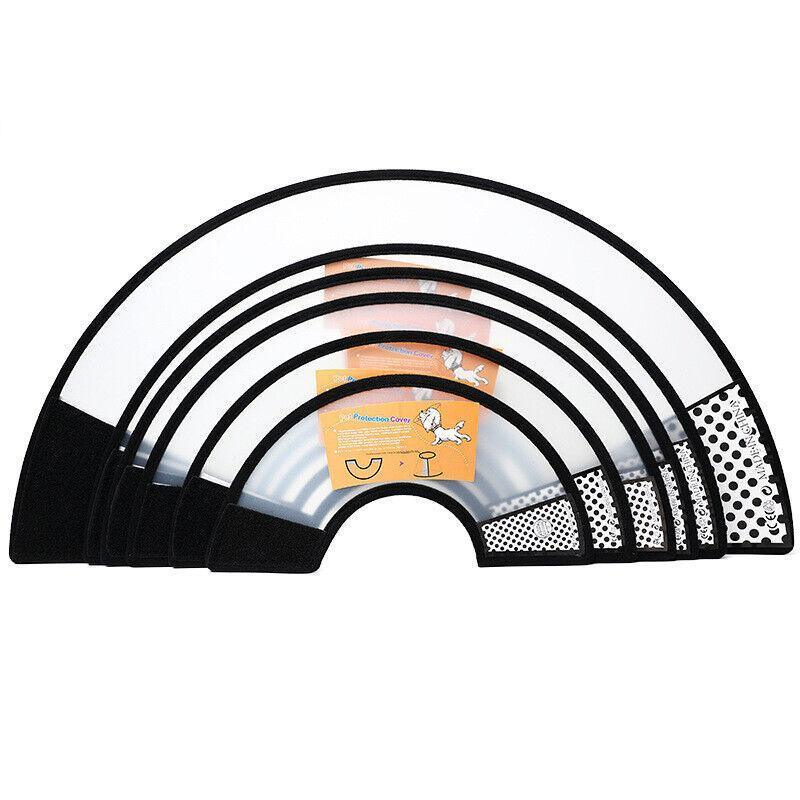 Pet Cat Dog Protective Cone Collar Elizabethan E Collar Wound Healing Recovery - 1