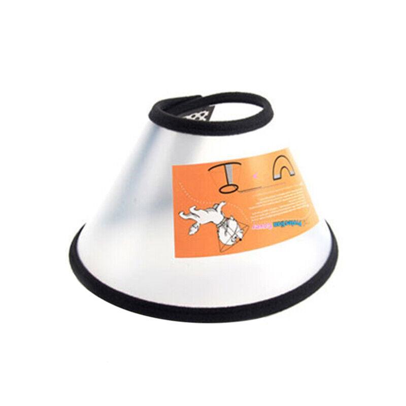 Pet Cat Dog Protective Cone Collar Elizabethan E Collar Wound Healing Recovery - 1 14