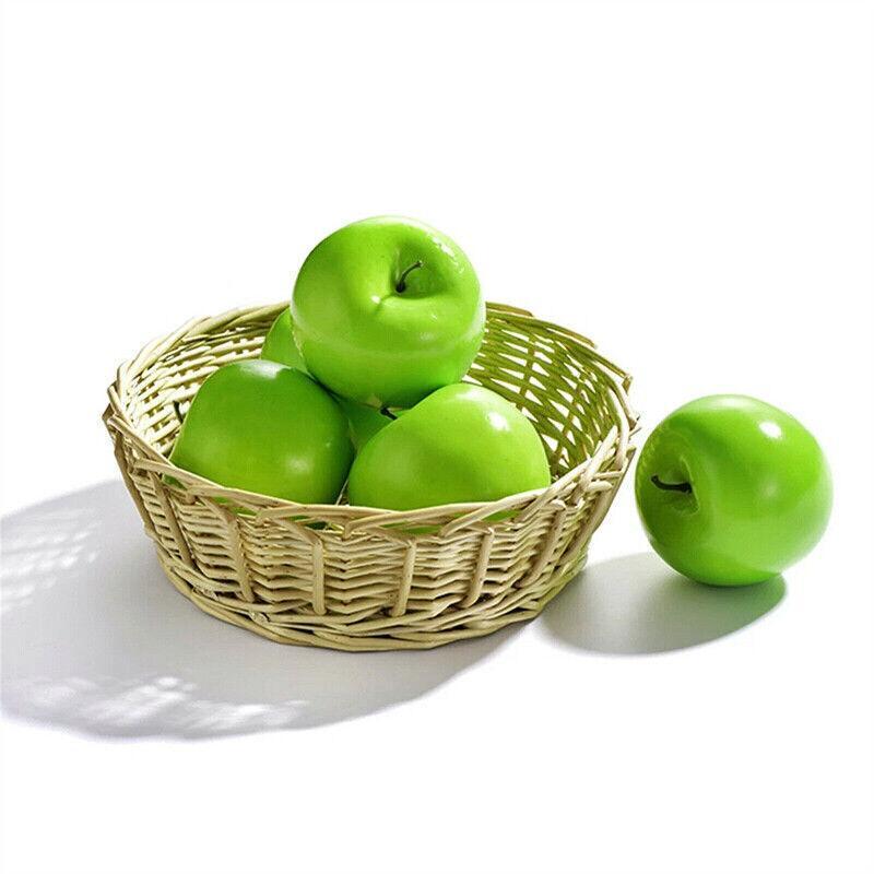 10 X Artificial Green Apples for Home Party Wedding & Shop Decor - Red 4