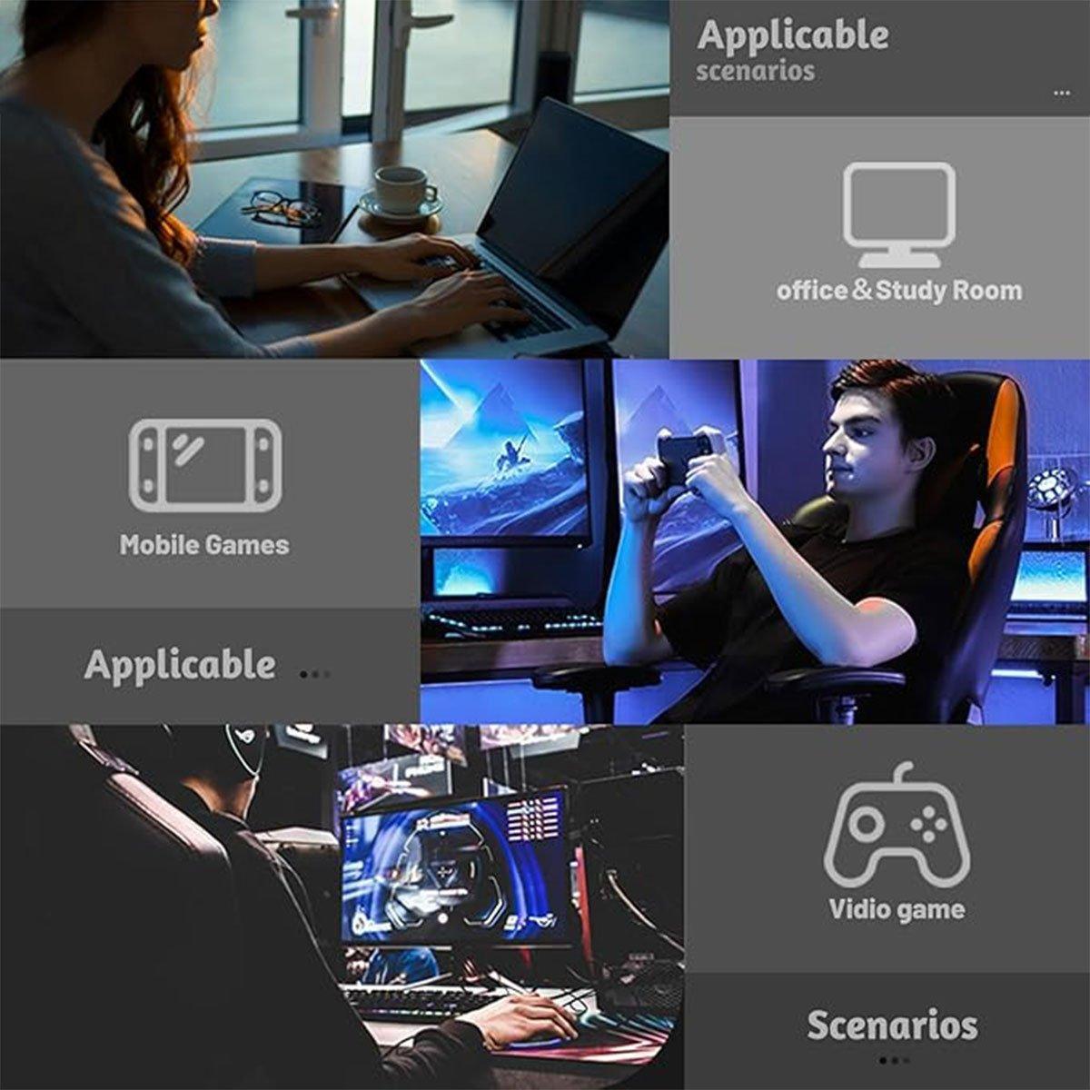 2PCS Elbow Arm Rest Cushion Chair Armrest Pads Memory Foam Office Support Pillow - Grey 4