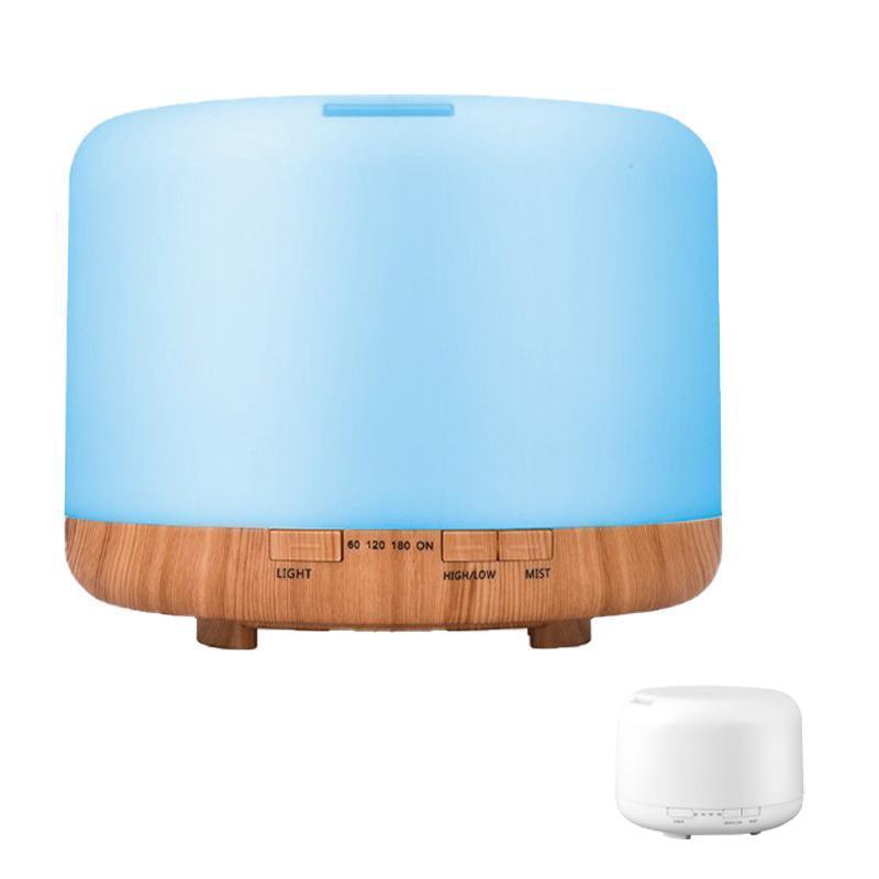 500ML Aroma Aromatherapy Diffuser LED Oil Ultrasonic Air Humidifier Purifier - White 3