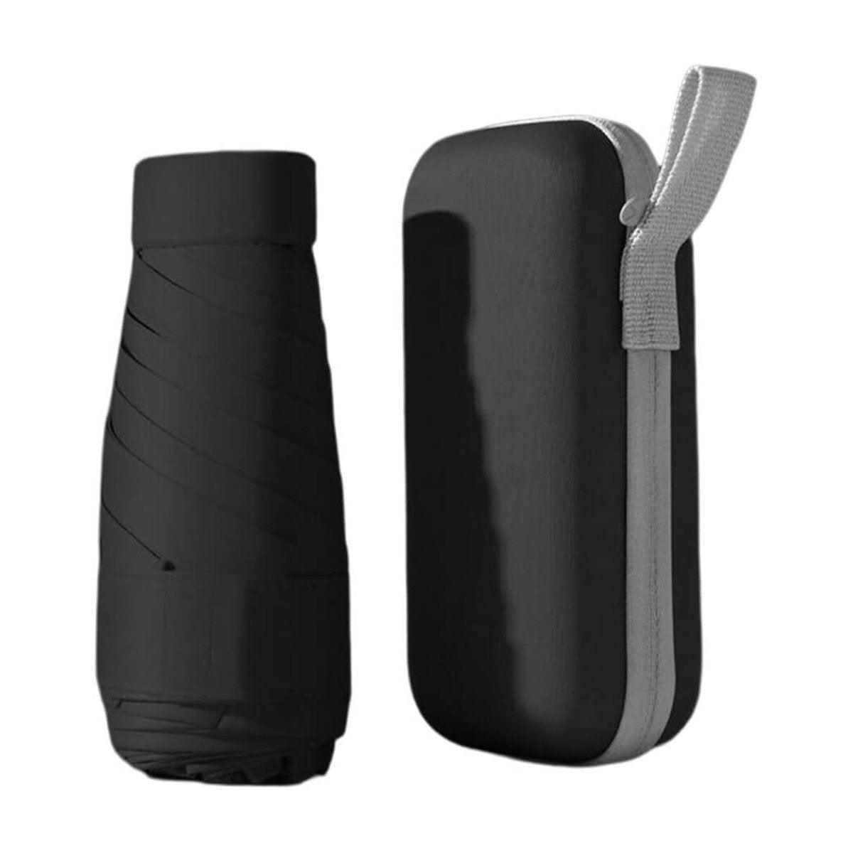 Portable Compact Five-Fold Umbrella UV Sun Protection Travel Manual Umbrella - Purple 6