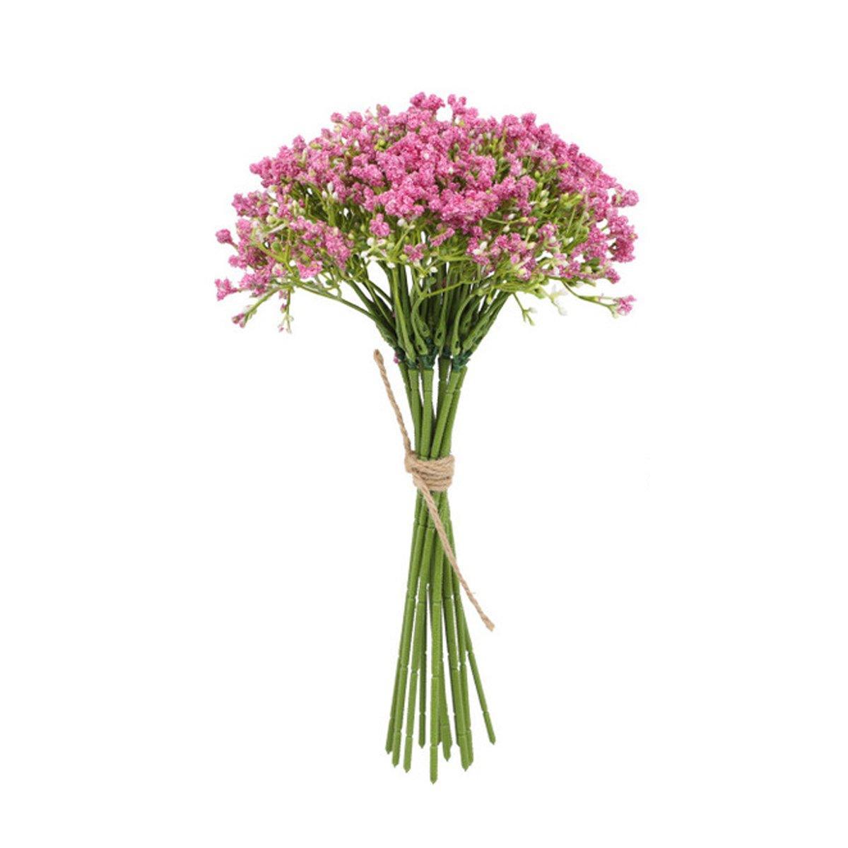 16pcs Artificial Foam Full Star Flowers Wedding Bouquet Home Decor Simulation - Purple 7