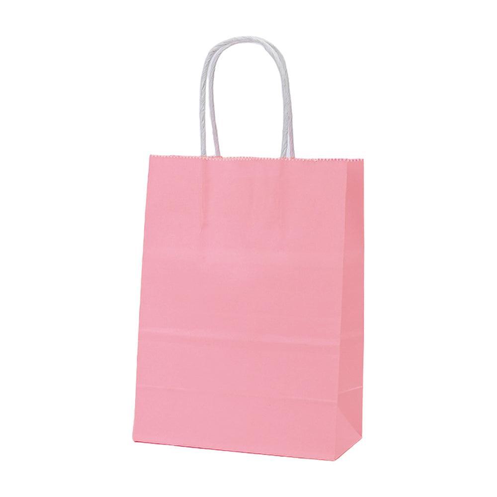 20pcs Small Kraft Paper Gift Bags with Handles for Shopping Party Favour - Light Purple 10