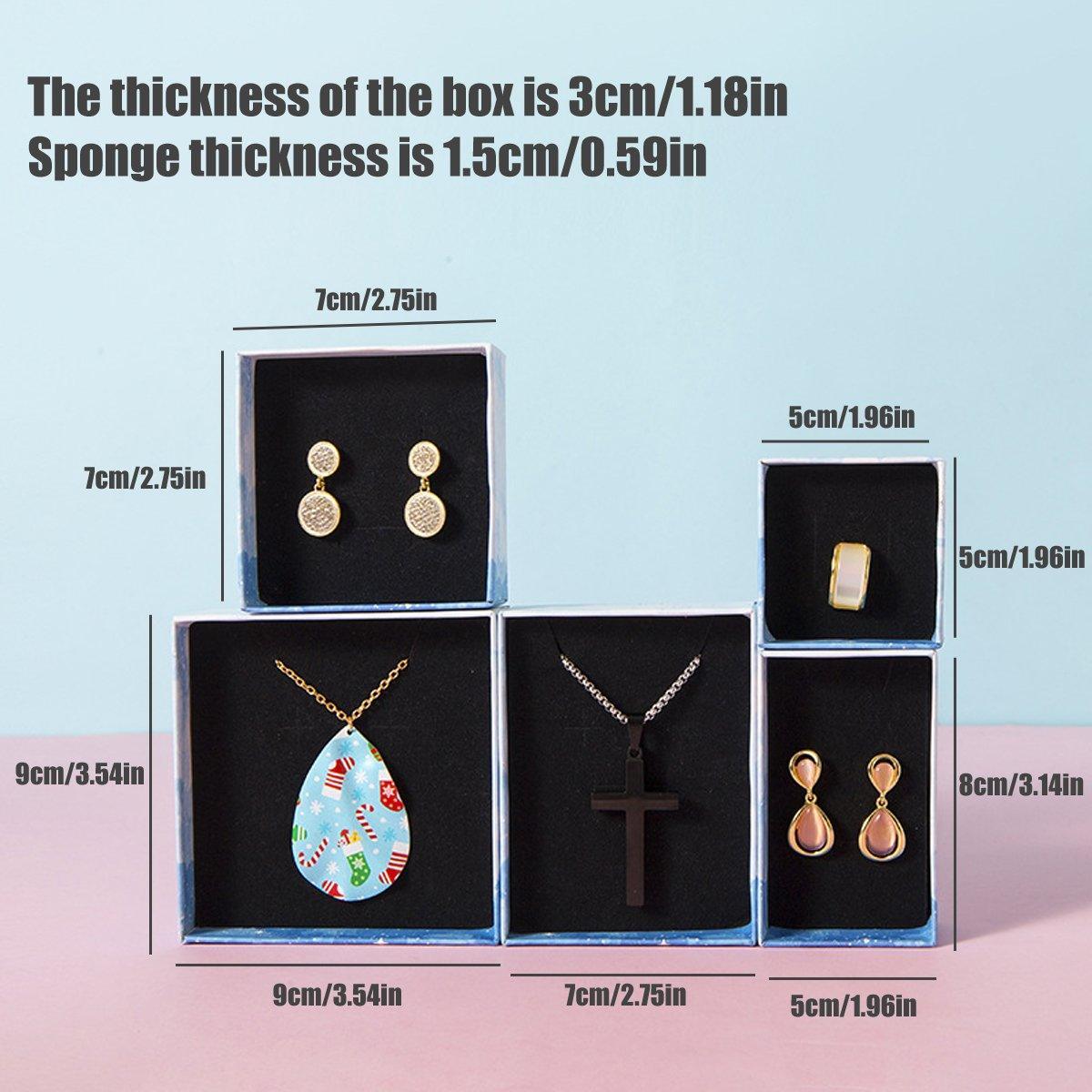 20PCS Cloud Jewelry Box Earrings Necklace Ring Bracelet DisplayOrganizer - 11*12*6cm（Bag） 3