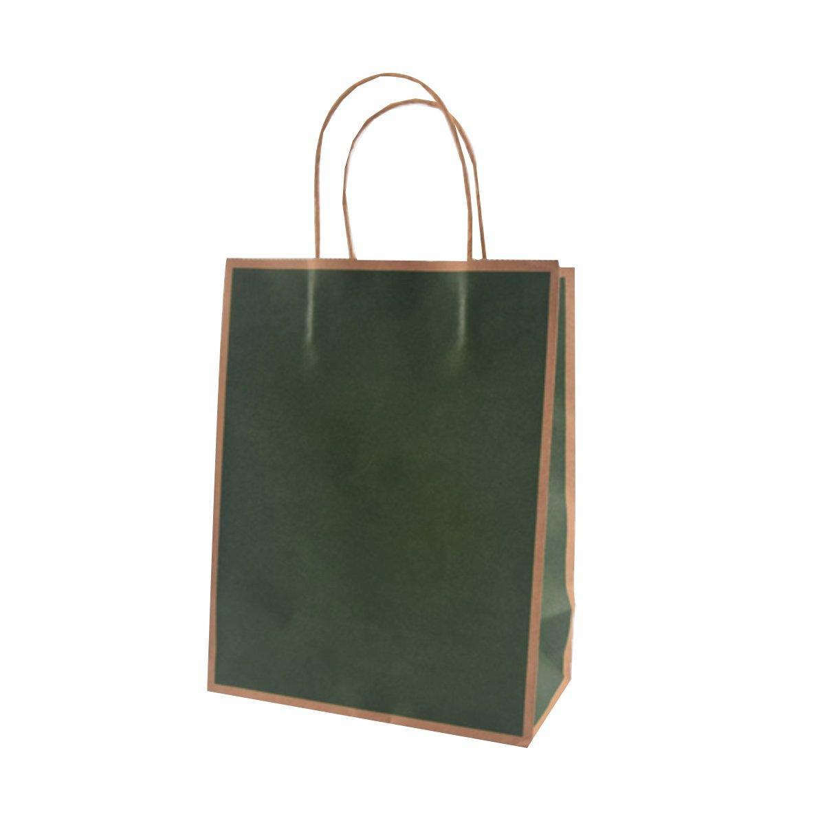 Gift Kraft Paper Bags for Packaging and Takeaway 50PCS - Red-31*26*12cm 10