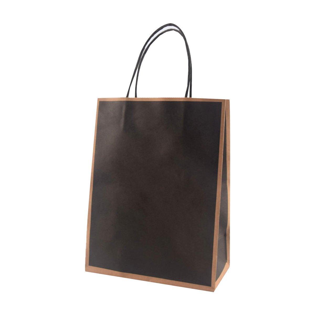 Gift Kraft Paper Bags for Packaging and Takeaway 50PCS - Red-31*26*12cm 15