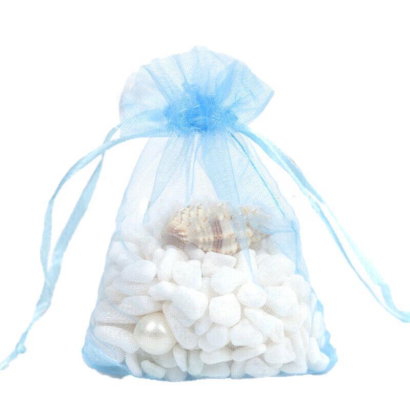 50PCS Organza Bag Sheer Bags Jewellery Wedding Candy Packaging Sheer Bags 9*12 cm - Fruit Green/50PCS 11