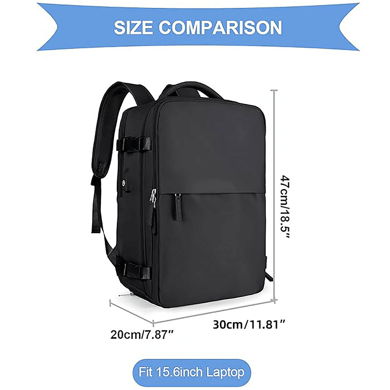 Waterproof Travel Backpack Outdoor Sports Shoulder Bag Hiking Camping Daypack - Blue 4