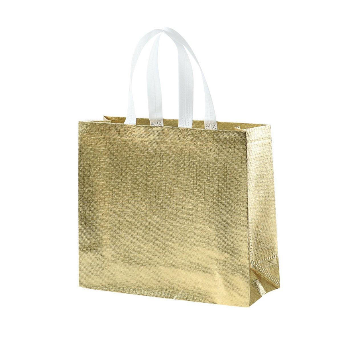25PCS Embossed Non-Woven Tote Bag Fashion Shopping Gift Packaging Bag - Red-40*30*12cm 9
