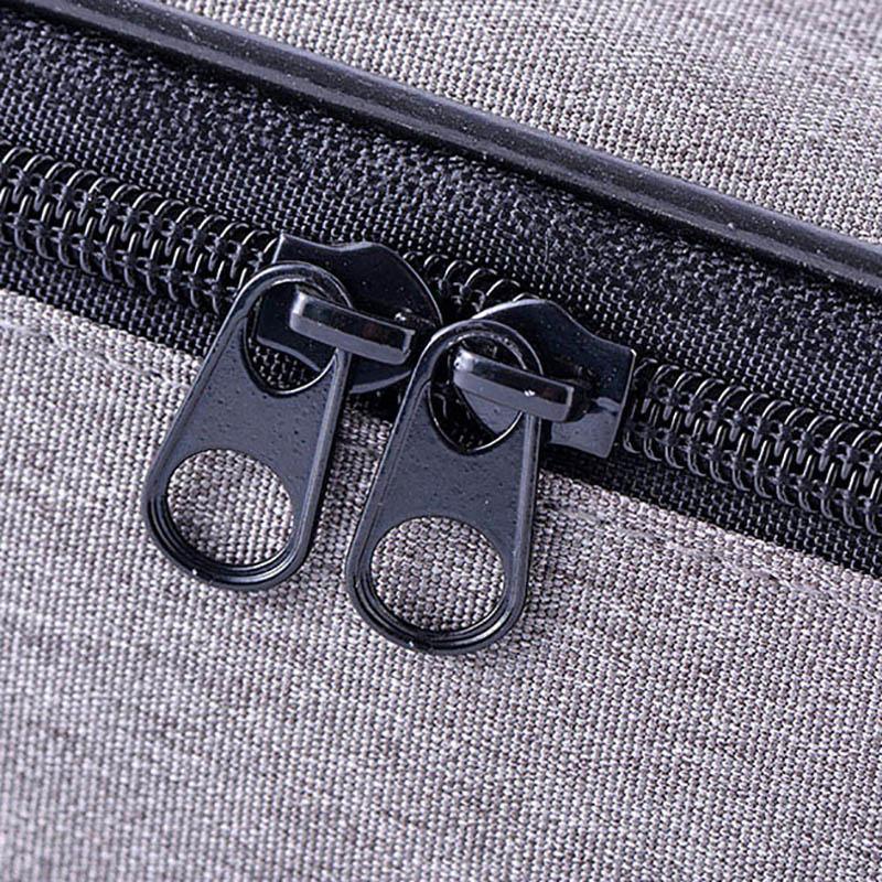 Large Capacity Multi-Layer Document Ticket Storage Bag Certificate File Organize 3 Layers With Lock - Grey 3 Layers With Lock-D1 5