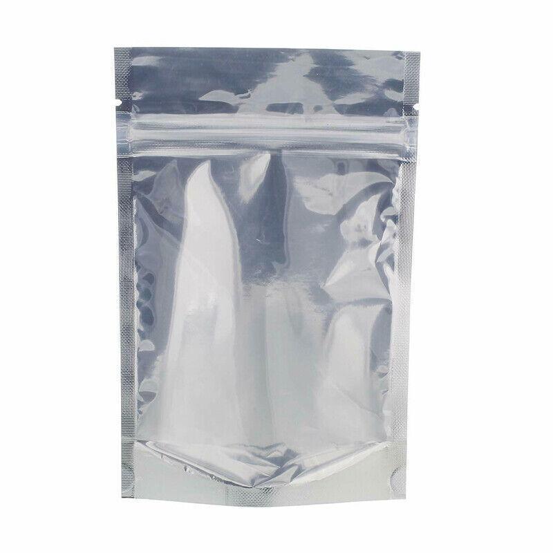 Clear Aluminum Foil Mylar Stand Up Retail Bags Zip Lock Pouches Pouch Packaging - 16*24+4CM-50PCS