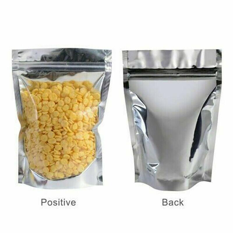 Clear Aluminum Foil Mylar Stand Up Retail Bags Zip Lock Pouches Pouch Packaging - 20*30+4CM-50PCS 3