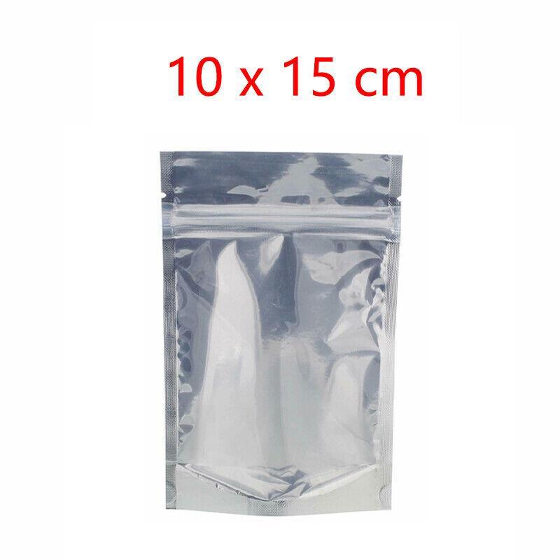 Clear Aluminum Foil Mylar Stand Up Retail Bags Zip Lock Pouches Pouch Packaging - 20*30+4CM-50PCS 7