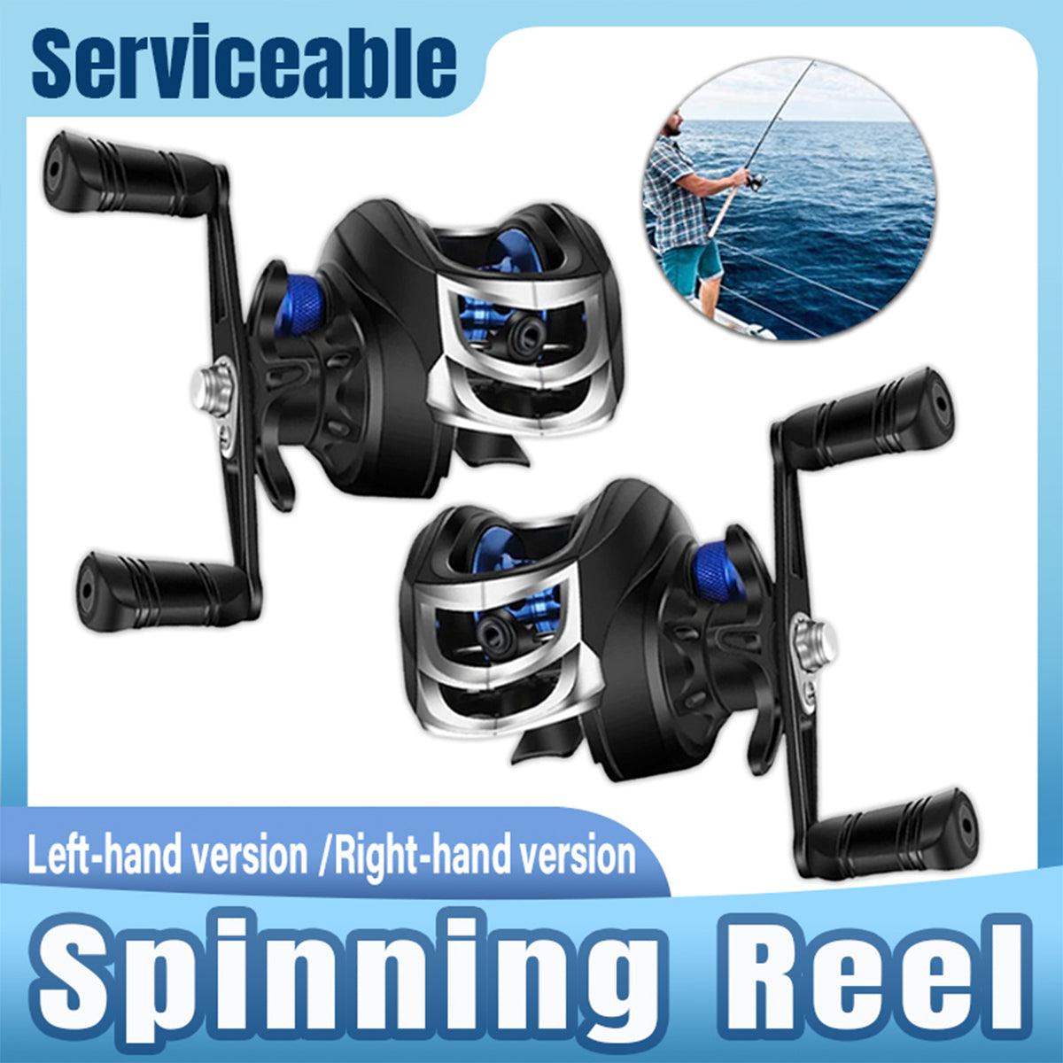 Fishing Reel Anti Frying Line Teardrop Swivel Disc Fishing Gear Spinning Reel - Left hand version
