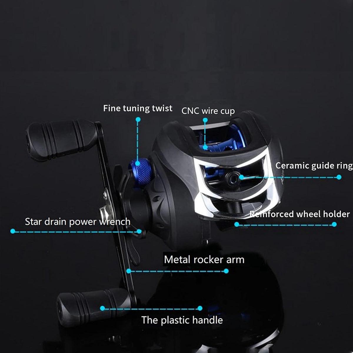 Fishing Reel Anti Frying Line Teardrop Swivel Disc Fishing Gear Spinning Reel - Left hand version 5