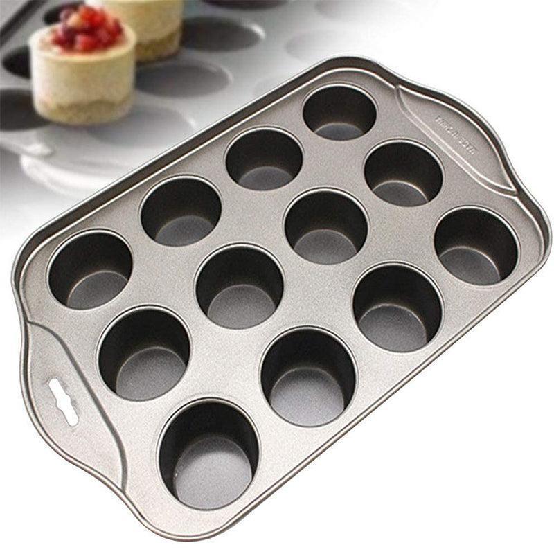 12 Cups Individual Mini Cheesecake Pan with Loose Base 4