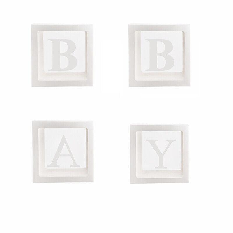 3/4pcs Transparent Balloon Box Set for First Birthday Party or Celebration Display - Baby 6