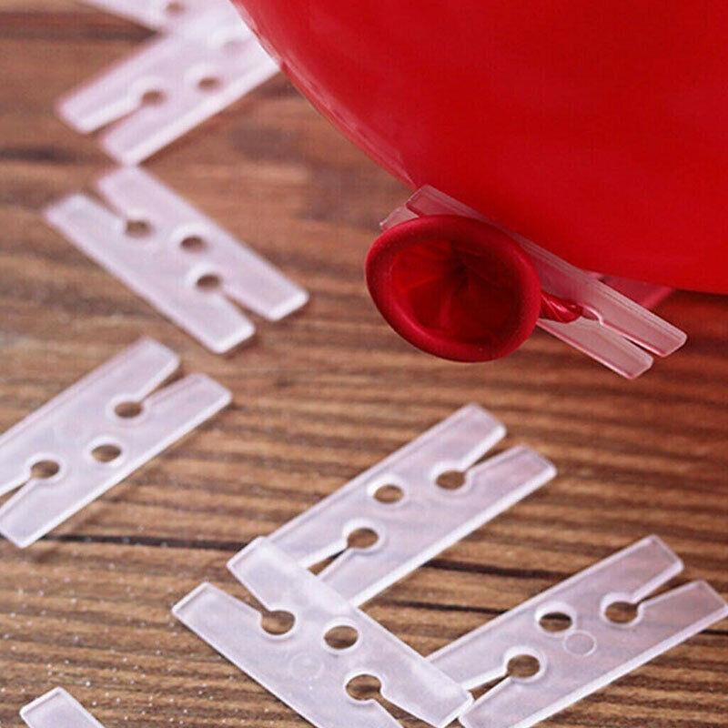 Balloon Clips H V Clip Tie Filled Helium Air Balloons Wedding Party Decoration - 10X Flower shaped 4